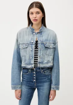 Tommy Jeans geaca jeans de tranzitie, oversize, DW0DW21195 imagine