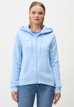 Tommy Jeans hanorac cu fermoar de dama imagine
