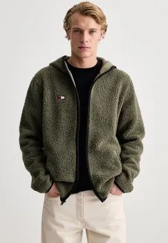 Tommy Jeans  hanorac cu fermoar pentru barbati din polar imagine