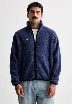Tommy Jeans hanorac cu fermoar pentru barbati din polar imagine