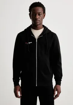 Tommy Jeans hanorac cu fermoar si gluga pentru barbati, cu bumbac imagine