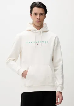 Tommy Jeans hanorac cu gluga barbatesc cu bumbac imagine