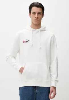 Tommy Jeans hanorac cu gluga barbati bumbac imagine