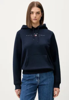 Tommy Jeans hanorac cu gluga pentru femei cu bumbac imagine