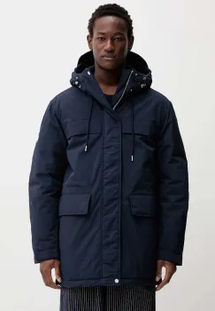 Tommy Jeans hanorac culoarea bleumarin, de iarna, DM0DM22251 imagine