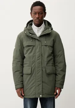 Tommy Jeans hanorac culoarea verde, de iarna, DM0DM22251 imagine
