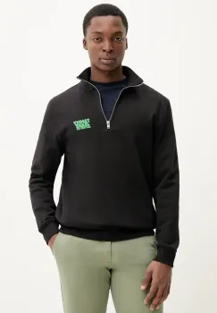 Tommy Jeans hanorac de bumbac barbati, culoarea negru, cu imprimeu, DM0DM21865 imagine