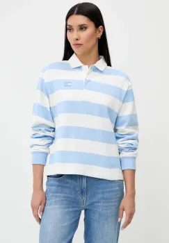 Tommy Jeans hanorac de bumbac cu imprimeu, DW0DW20948 imagine