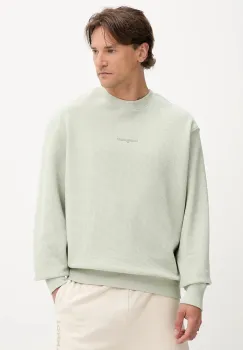 Tommy Jeans hanorac de bumbac culoarea bej, uni, DM0DM21622 imagine