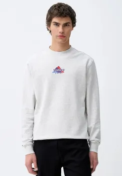 Tommy Jeans hanorac de bumbac culoarea gri, DM0DM22418 imagine