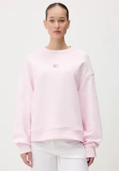 Tommy Jeans hanorac de bumbac culoarea negru, cu imprimeu, DW0DW17325 imagine