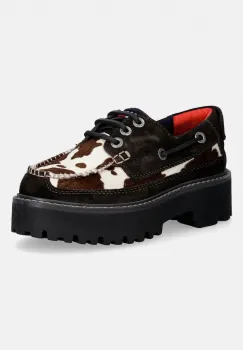 Tommy Jeans mocasini din piele intoarsa ARCHIVE 01 CALF HAIR imagine