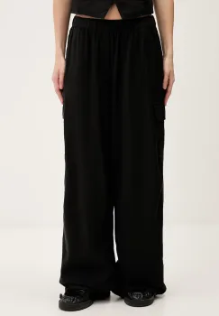Tommy Jeans pantaloni de dama din in imagine