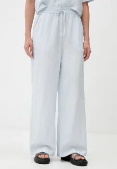 Tommy Jeans pantaloni de femei din in imagine