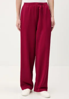 Tommy Jeans pantaloni de trening culoarea bordo, uni, DW0DW22633 imagine