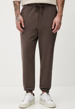 Tommy Jeans pantaloni de trening culoarea maro, melanj, DM0DM22358 imagine