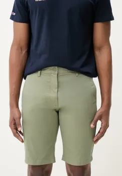 Tommy Jeans pantaloni scurti barbati, culoarea verde, DM0DM21950 imagine