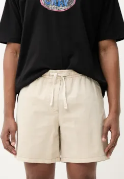 Tommy Jeans pantaloni scurti din bumbac barbati, culoarea bej, DM0DM21944 imagine