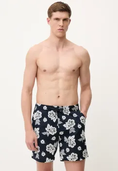 Tommy Jeans pantaloni scurti din bumbac barbati, culoarea bleumarin, DM0DM21947 imagine