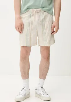 Tommy Jeans pantaloni scurti din bumbac culoarea bej, DM0DM21948 imagine