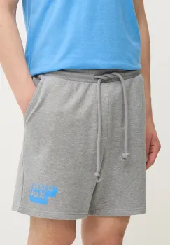Tommy Jeans pantaloni scurti din bumbac culoarea gri, DM0DM21803 imagine