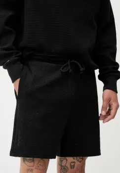 Tommy Jeans pantaloni scurti din bumbac culoarea negru, DM0DM21805 imagine