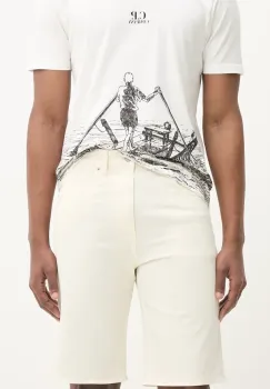 Tommy Jeans pantaloni scurti jeans barbati, culoarea bej, DM0DM21953 imagine