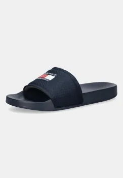 Tommy Jeans papuci TJM POOL SLIDE culoarea bleumarin, EM0EM01673 imagine