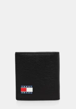 Tommy Jeans portofel barbati, culoarea negru, AM0AM13372 imagine