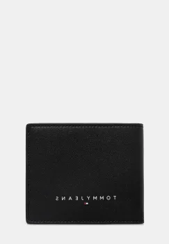 Tommy Jeans portofel de piele culoarea negru, AM0AM13695 imagine