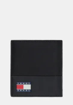 Tommy Jeans portofel de piele culoarea negru, AM0AM13866 imagine