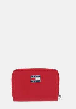 Tommy Jeans portofel femei, culoarea rosu, AW0AW16974 imagine
