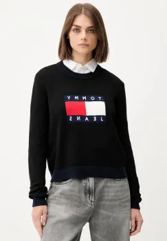 Tommy Jeans pulover culoarea negru, DW0DW20970 imagine