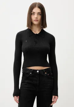 Tommy Jeans pulover culoarea negru, light, DW0DW21829 imagine