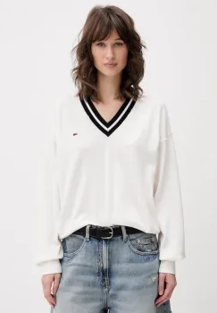 Tommy Jeans pulover dama din bumbac imagine