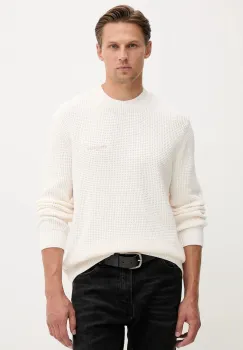 Tommy Jeans pulover de bumbac culoarea bej, DM0DM22098 imagine