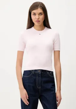 Tommy Jeans pulover de bumbac culoarea bleumarin, DW0DW19336 imagine