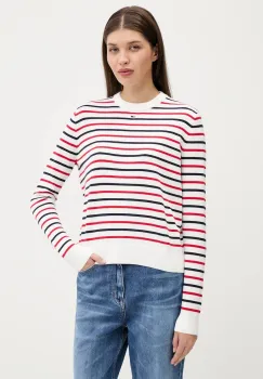 Tommy Jeans pulover de bumbac culoarea negru, light, DW0DW20159 imagine