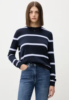 Tommy Jeans pulover de bumbac culoarea negru, light, DW0DW20159 imagine