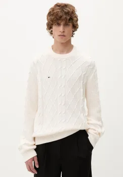 Tommy Jeans pulover pentru barbati, din bumbac imagine