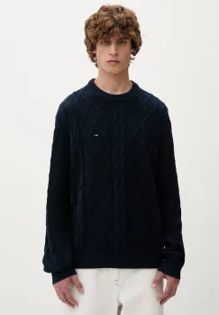 Tommy Jeans pulover pentru barbati, din bumbac imagine