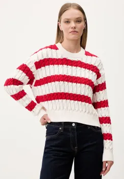 Tommy Jeans pulover pentru femei, din bumbac imagine