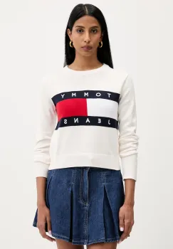 Tommy Jeans pulover pentru femei din bumbac imagine