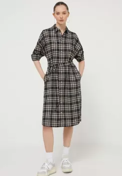 Tommy Jeans rochie culoarea negru, mini, drept imagine