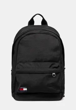 Tommy Jeans rucsac culoarea negru, mare, cu imprimeu, AM0AM13400 imagine