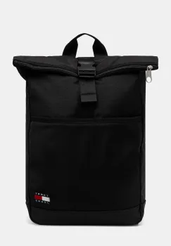 Tommy Jeans rucsac culoarea negru, mare, uni, AM0AM13401 imagine