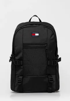 Tommy Jeans rucsac culoarea negru, mare, uni, AM0AM13402 imagine