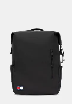 Tommy Jeans rucsac culoarea negru, mare, uni, AM0AM13551 imagine