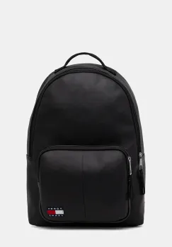 Tommy Jeans rucsac culoarea negru, mare, uni, AM0AM13729 imagine