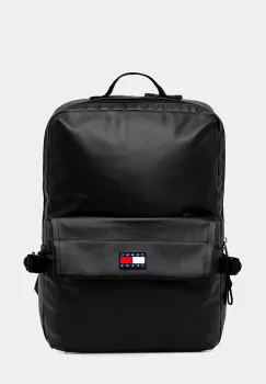 Tommy Jeans rucsac culoarea negru, mare, uni, AM0AM13734 imagine